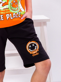 Костюм Носи своє модель 6265-057-33-pomaranchevij-chornij Фото