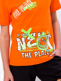 Костюм Носи своє модель 6265-057-33-pomaranchevij-chornij Фото