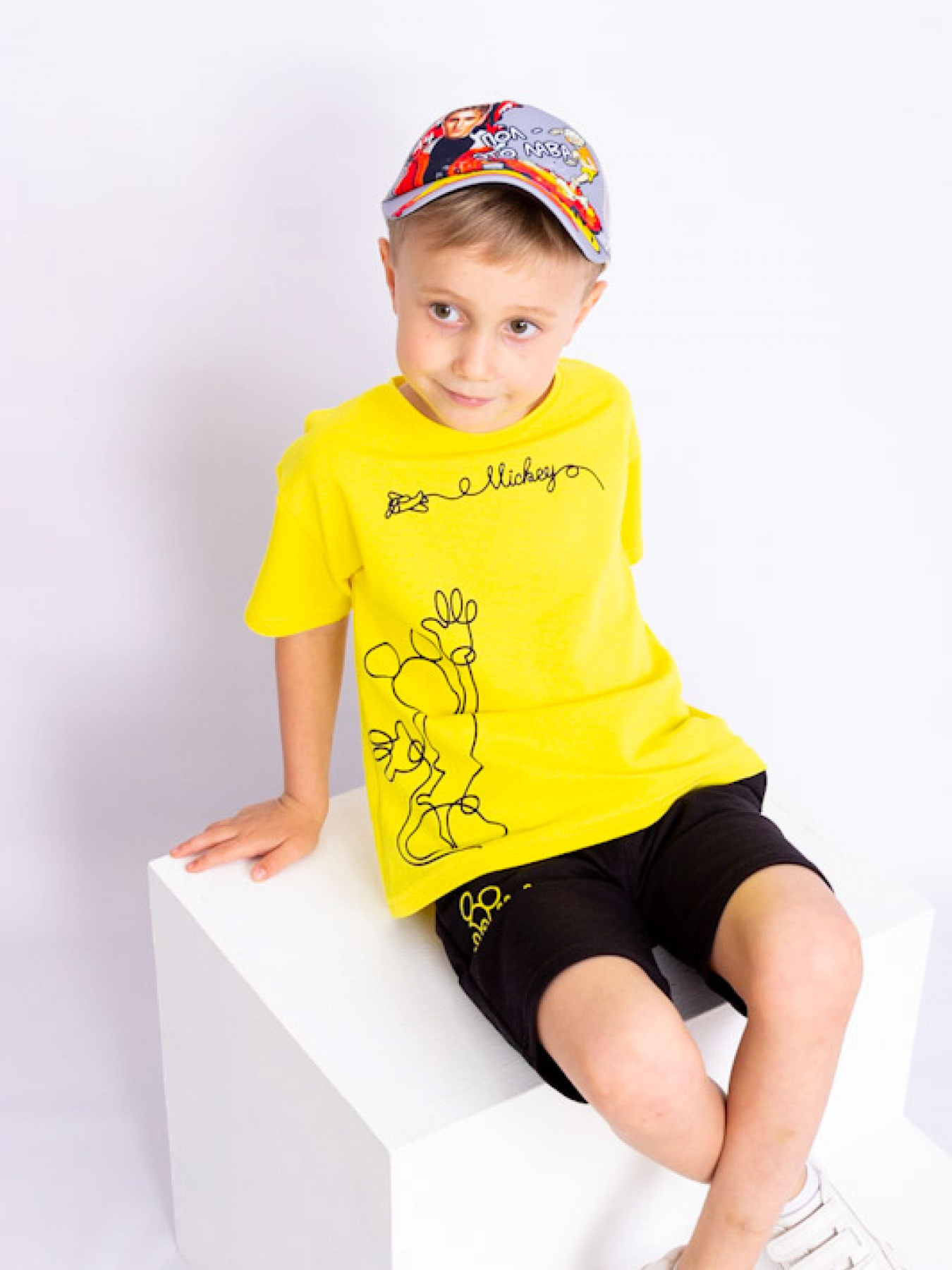 Повсякденний костюм Носи своє модель 6265-057-33-zhovtij-chornij Фото