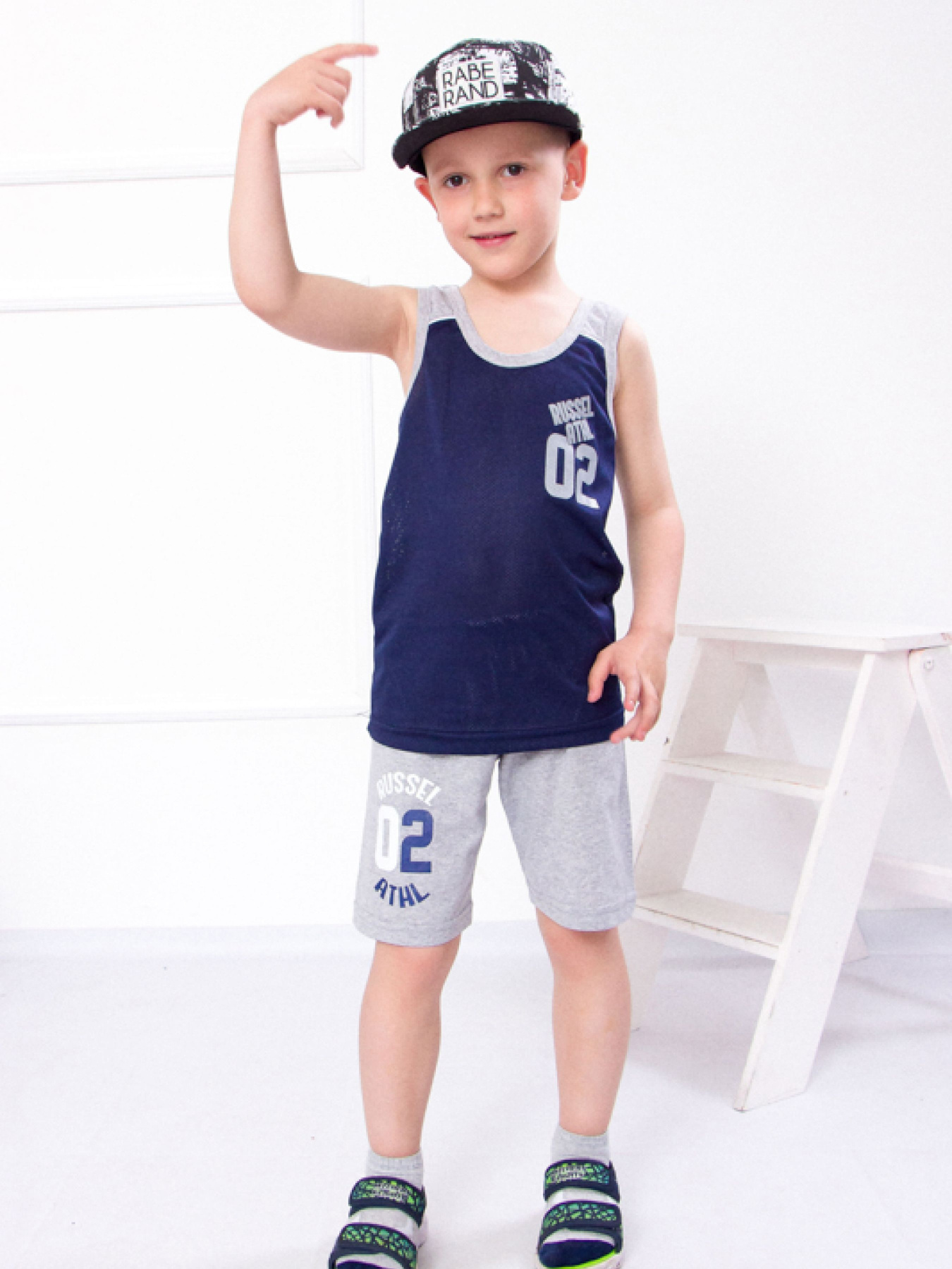 Костюм Носи своє модель 6270-100-33-chornilxno-sinj-srij Фото