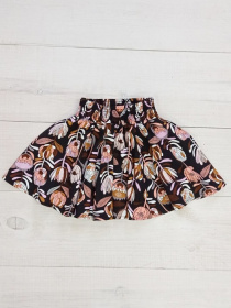 Спідниця міні Носи своє модель 6276-102-2-kvtochki-na-korichnevomu Фото