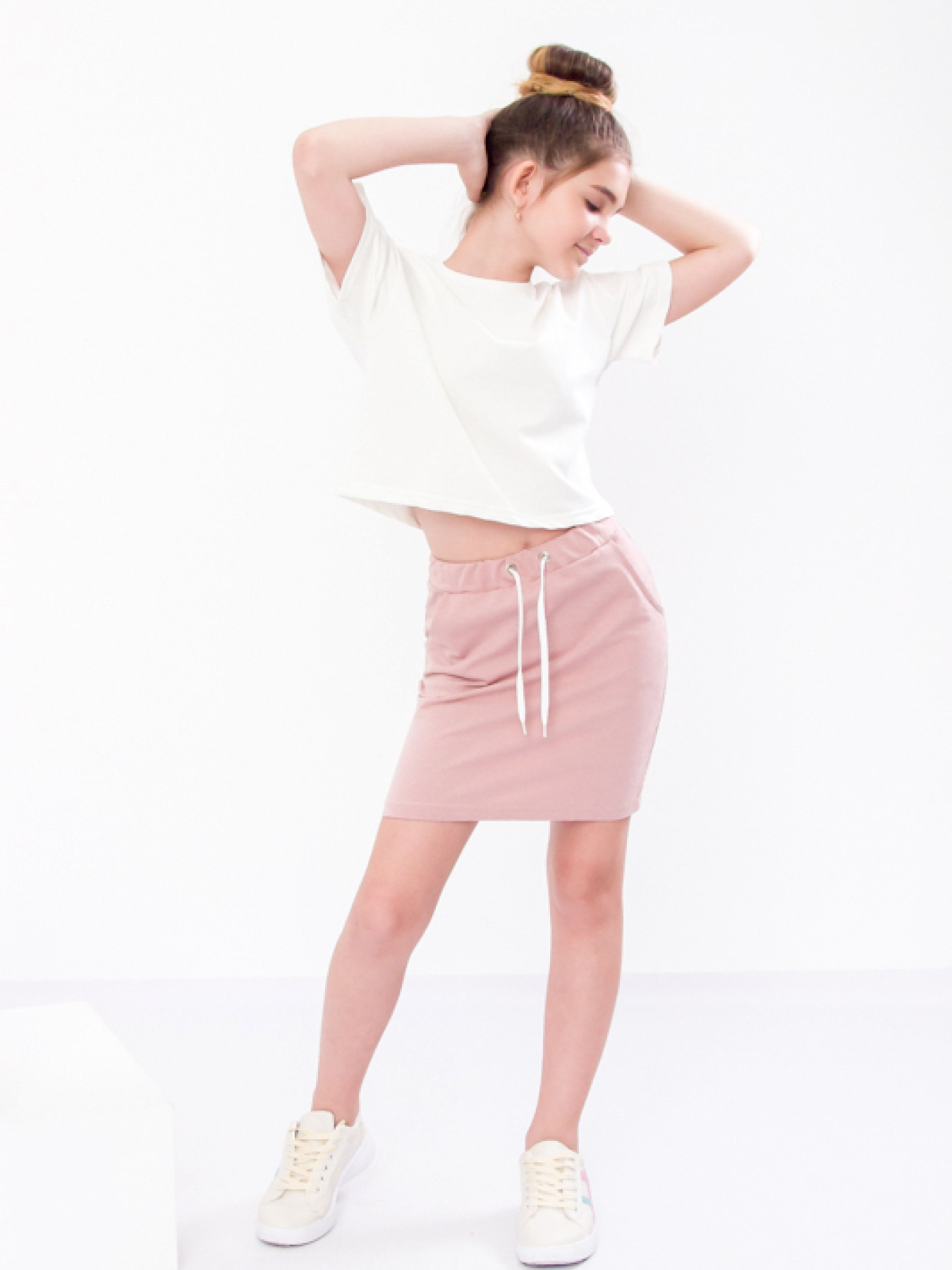 Юбка мини Носи своє модель 6286-057-pudra Фото