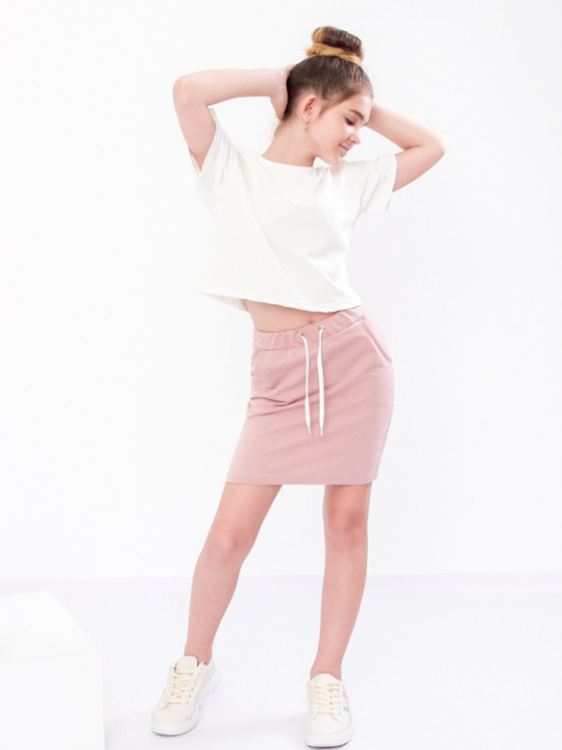 Юбка мини Носи своє модель 6286-057-pudra Фото