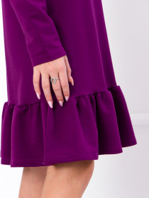 Платье мини Носи своє модель 6302-057-baklazhan Фото