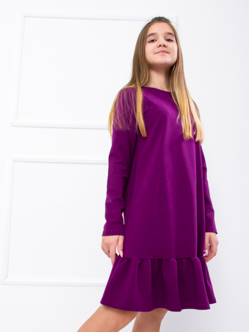 Платье мини Носи своє модель 6302-057-baklazhan Фото