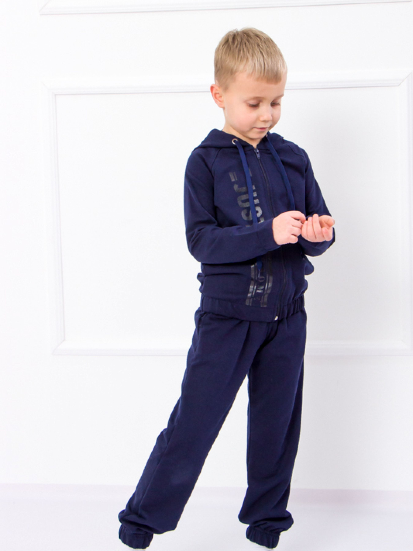 Спортивный костюм Носи своє модель 6309-057-33-chornilxno-sinj Фото