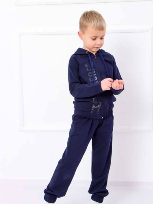 Спортивный костюм Носи своє модель 6309-057-33-chornilxno-sinj Фото