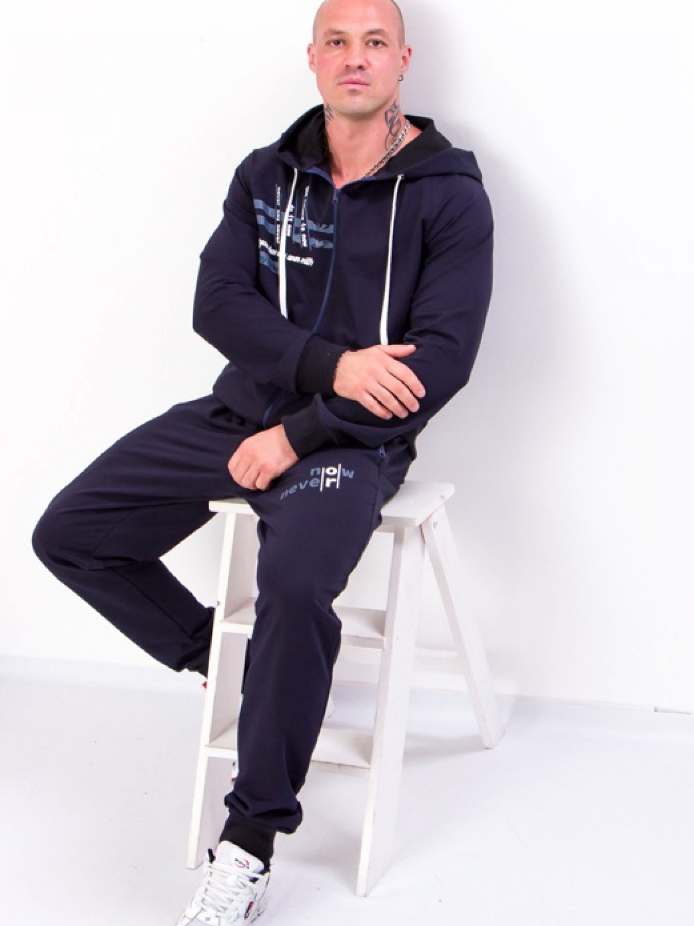 Спортивный костюм Носи своє модель 8092-057-33-1-chornilxno-sinj-indigo Фото