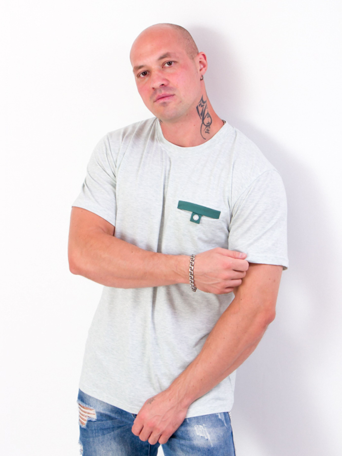 Футболка Носи своє модель 8144-090-zelenij-melanzh Фото