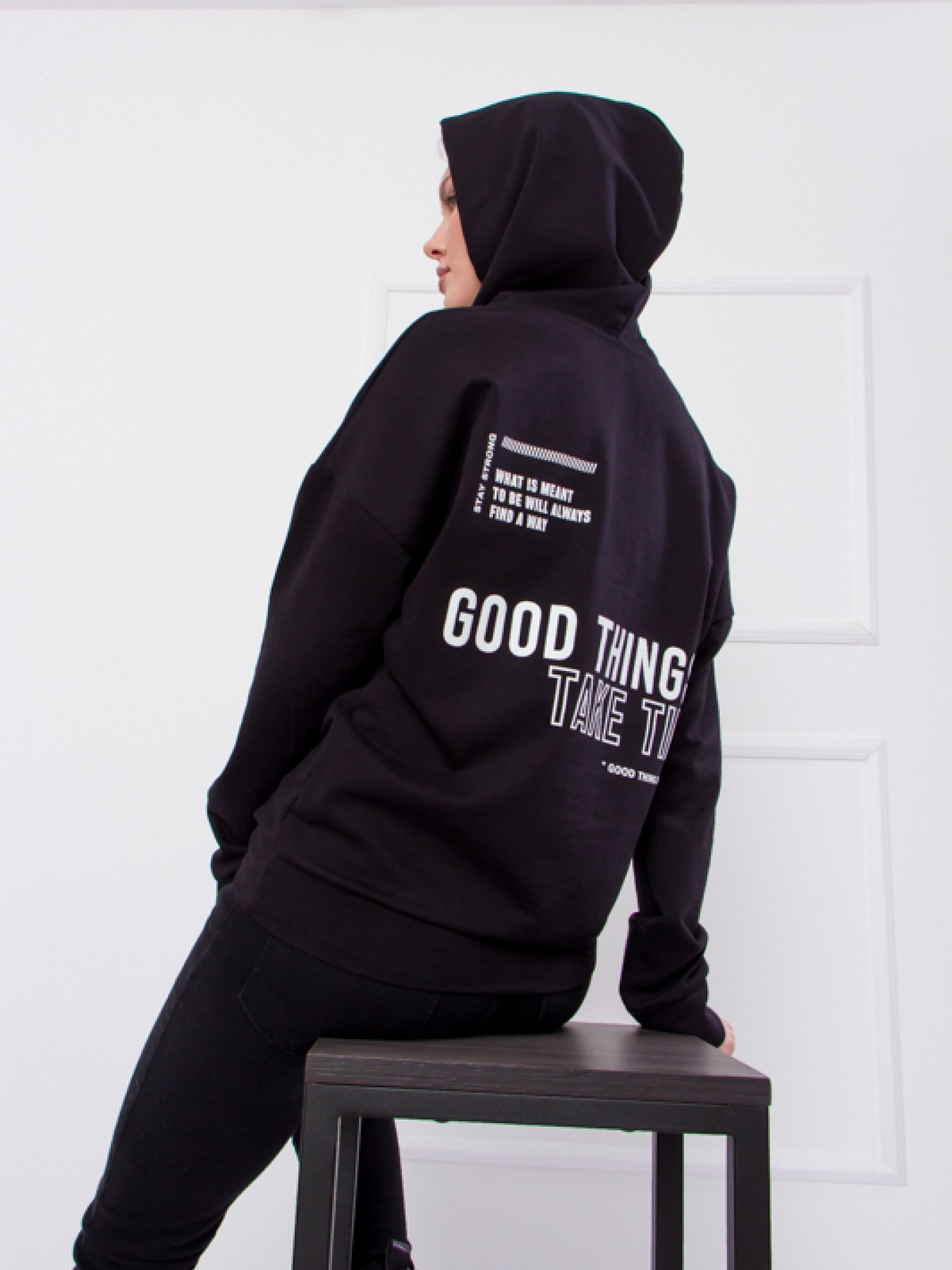 Худи Носи своє модель 8155-057-33-chornij Фото