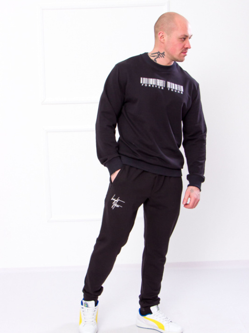 Джоггеры Носи своє модель 8158-057-33-chornij-nadpis Фото