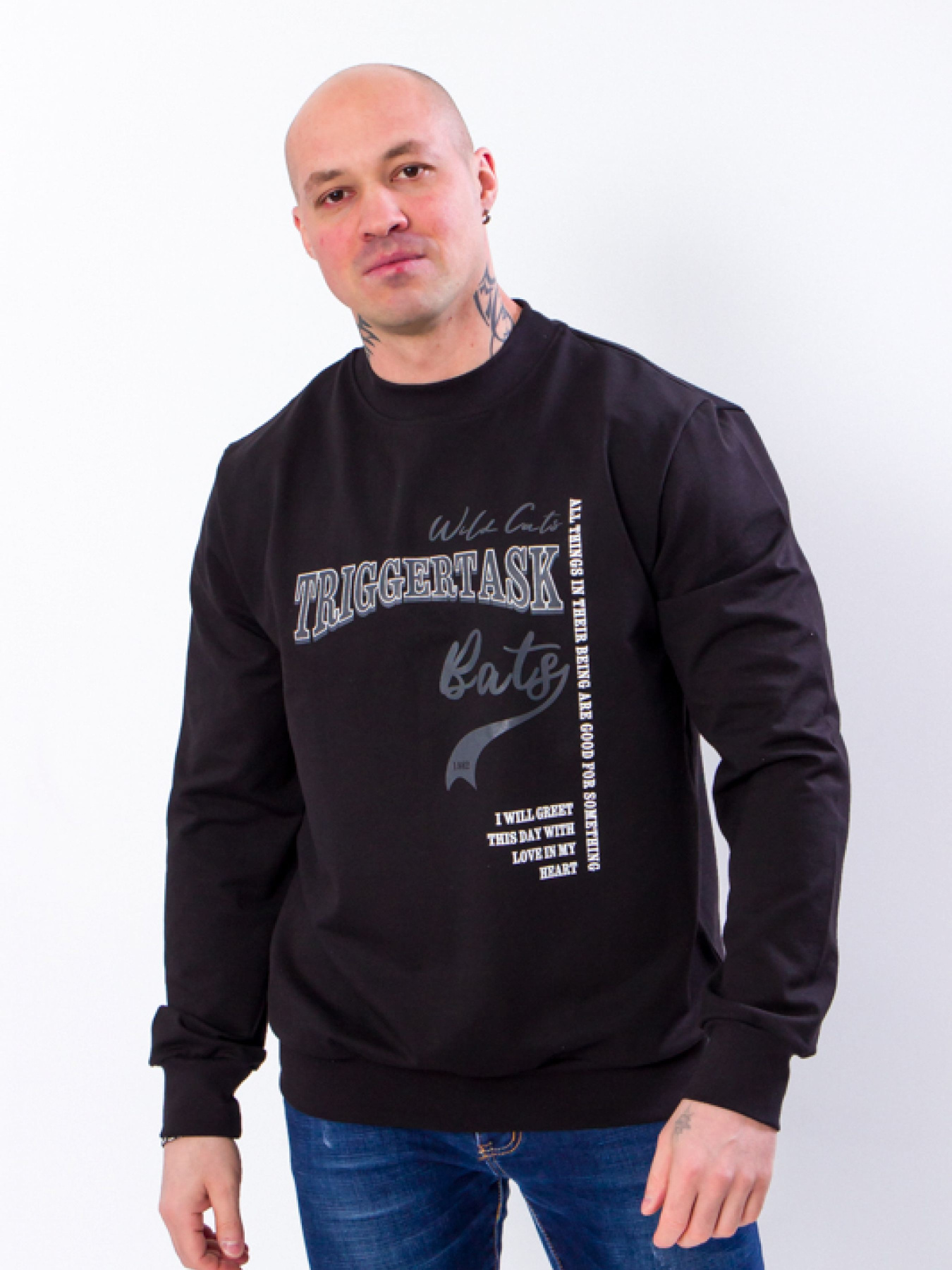 Світшот Носи своє модель 8167-057-33-1-chornij Фото