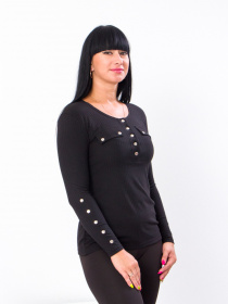 Лонгслив Носи своє модель 8173-092-chornij Фото