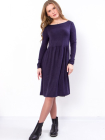 Платье миди Носи своє модель 8182-096-chornilxno-sinj Платье миди Носи своє модель 8182-096-chornilxno-sinj Фото