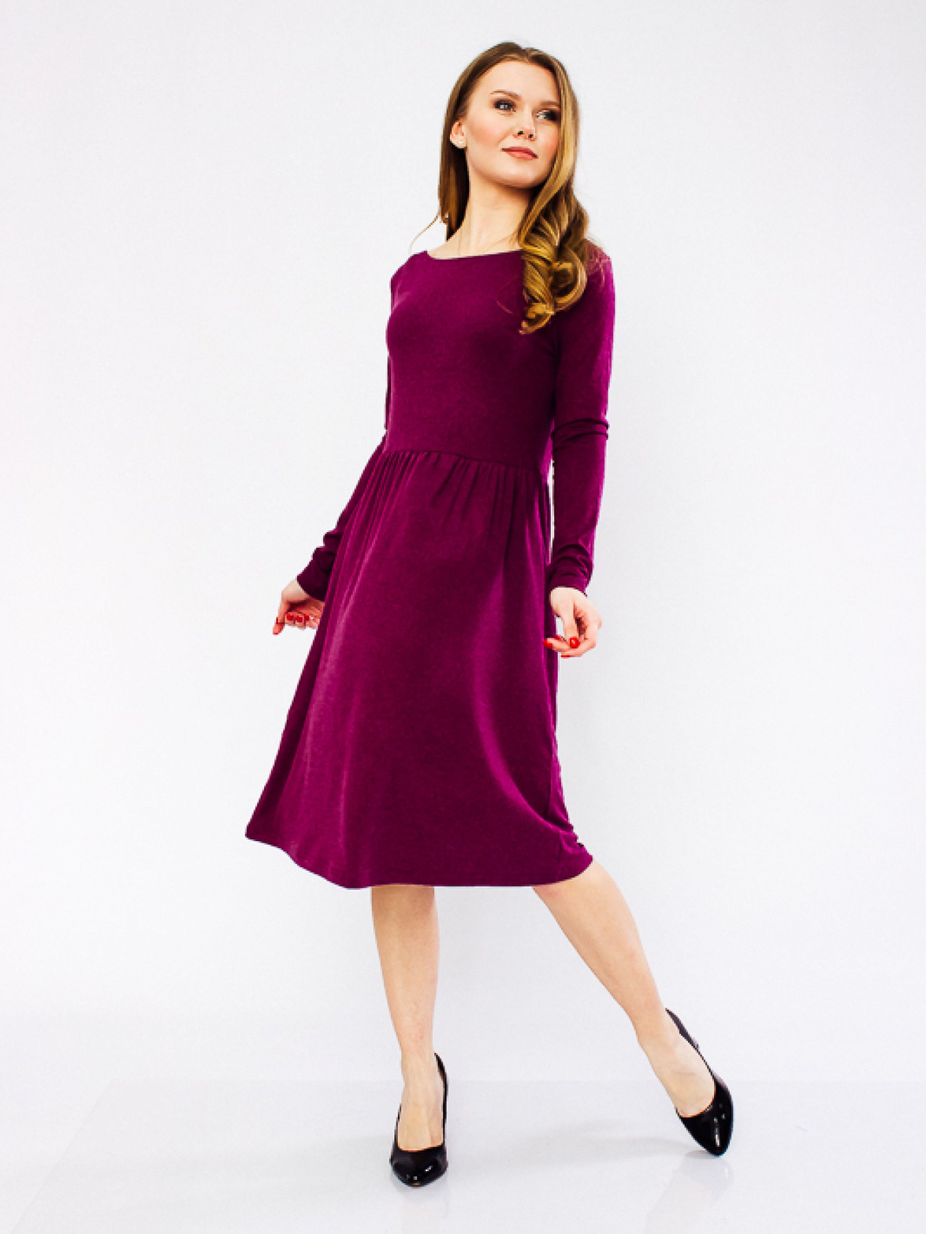 Платье миди Носи своє модель 8182-096-fuksq Платье миди Носи своє модель 8182-096-fuksq Фото