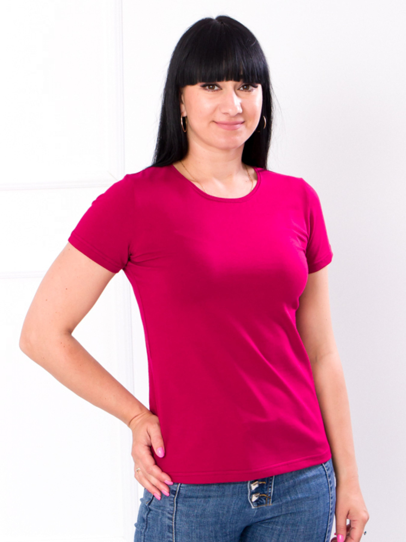 Футболка Носи своє модель 8188-036-bordovij Фото