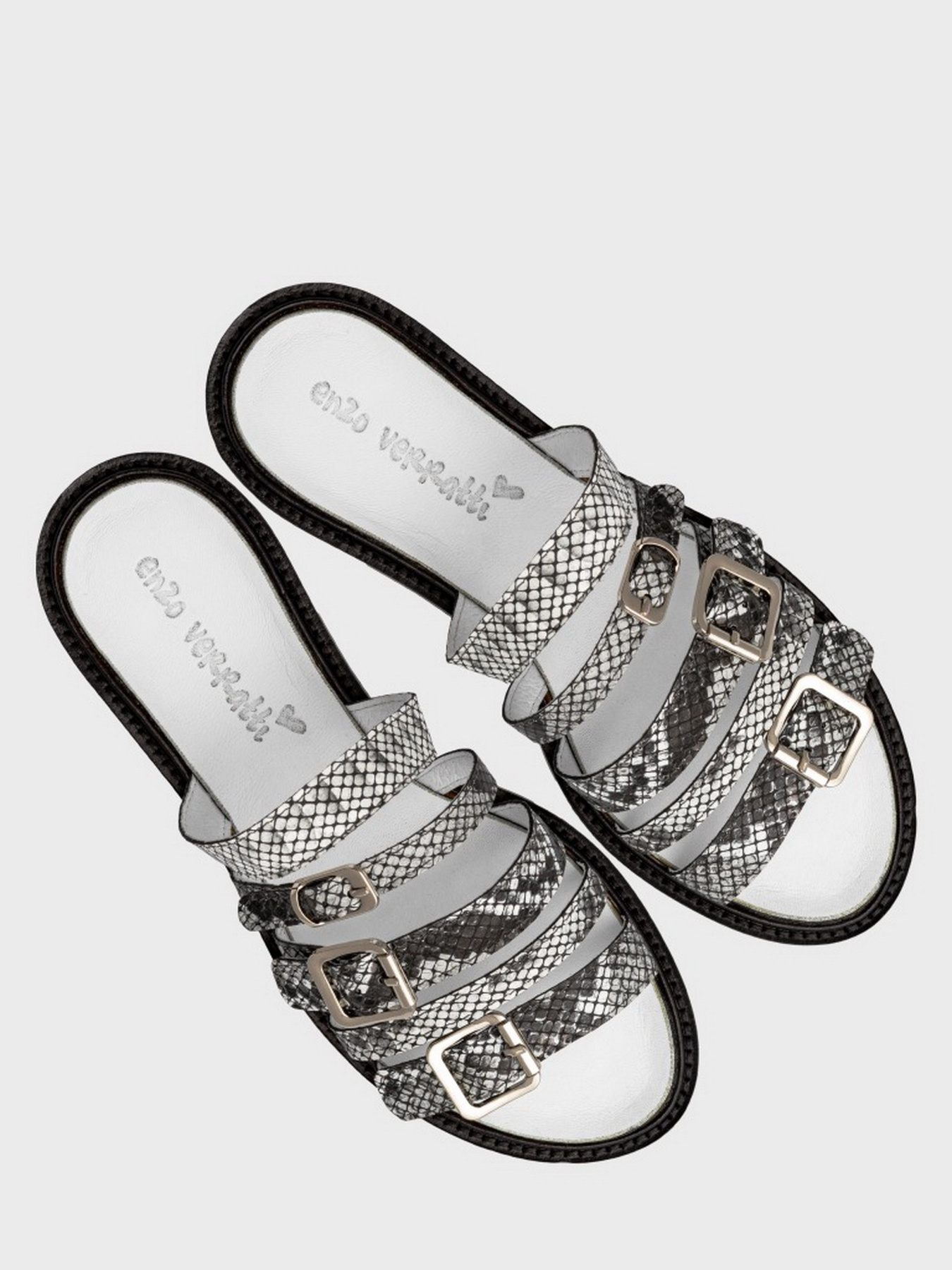 Шльопанці Enzo Verratti модель 18-0820-1wblsk Шльопанці Enzo Verratti модель 18-0820-1wblsk Фото