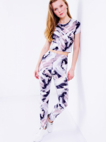 Спортивний костюм Носи своє модель 8198-101-chorno-blij-pudra Фото