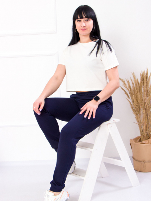 Штаны спортивные Носи своє модель 8199-057-chornilxno-sinj Фото