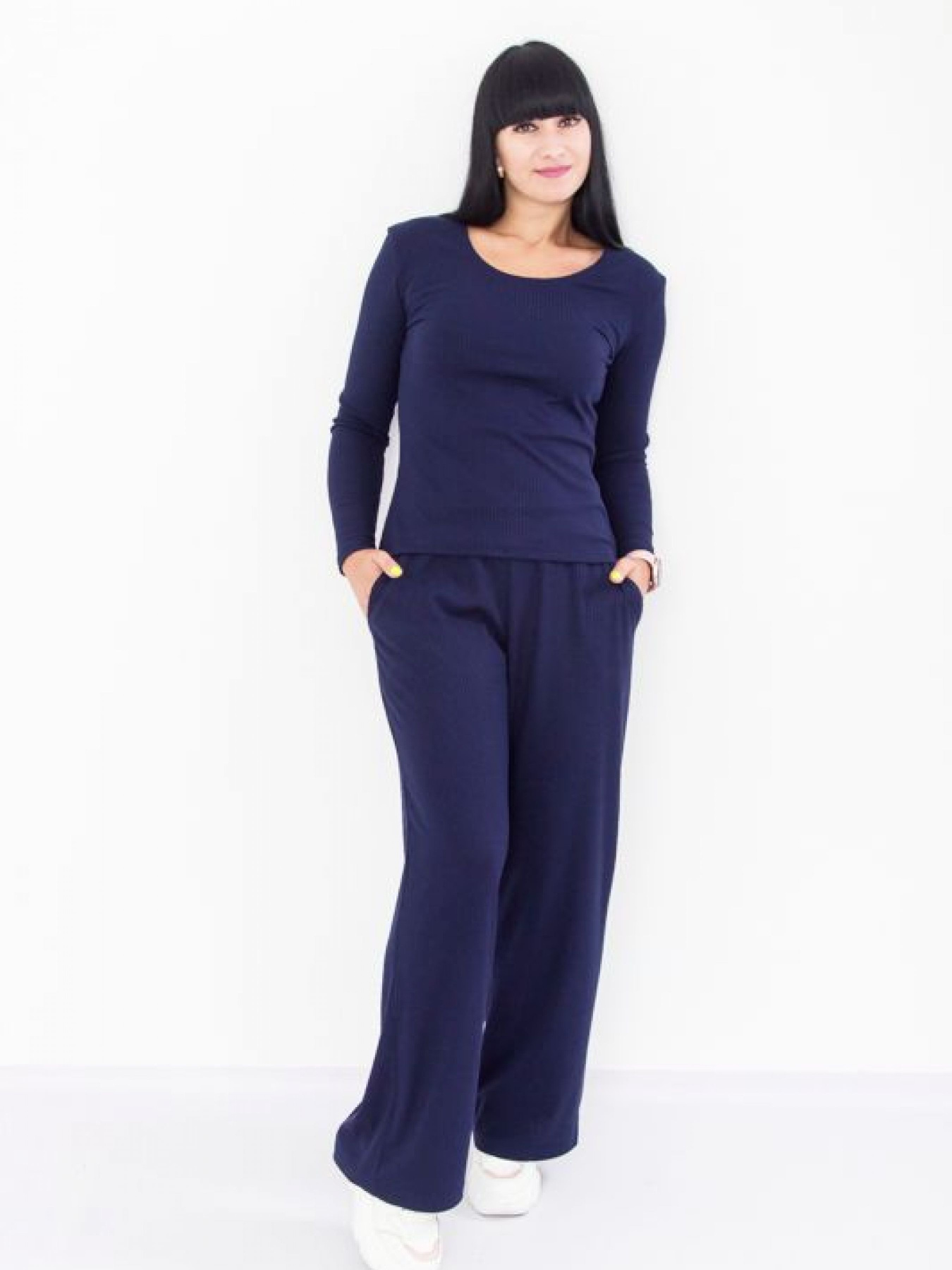 Спортивный костюм Носи своє модель 8213-103-chornilxno-sinj Фото