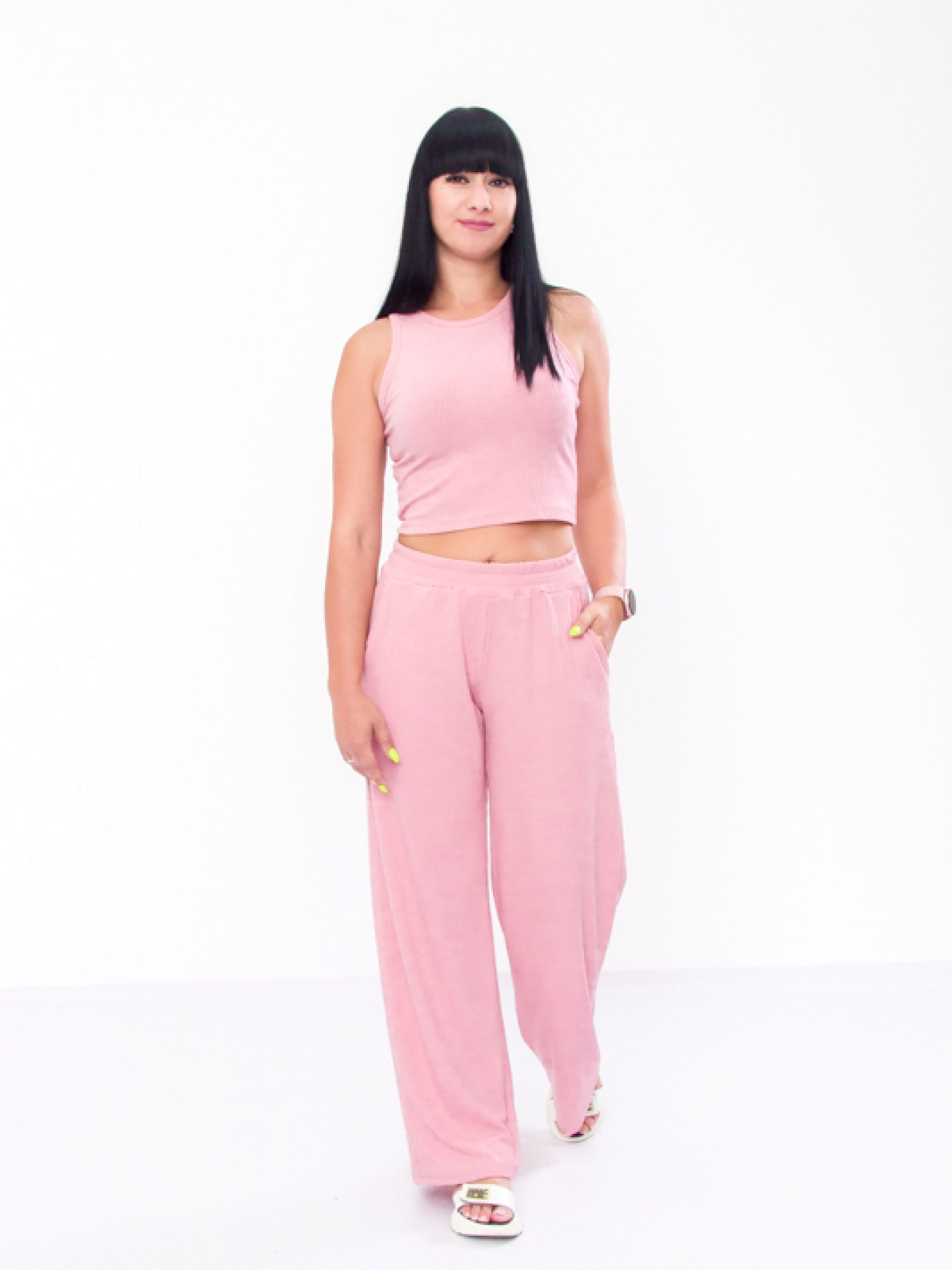 Повседневный костюм Носи своє модель 8214-103-pudra Фото