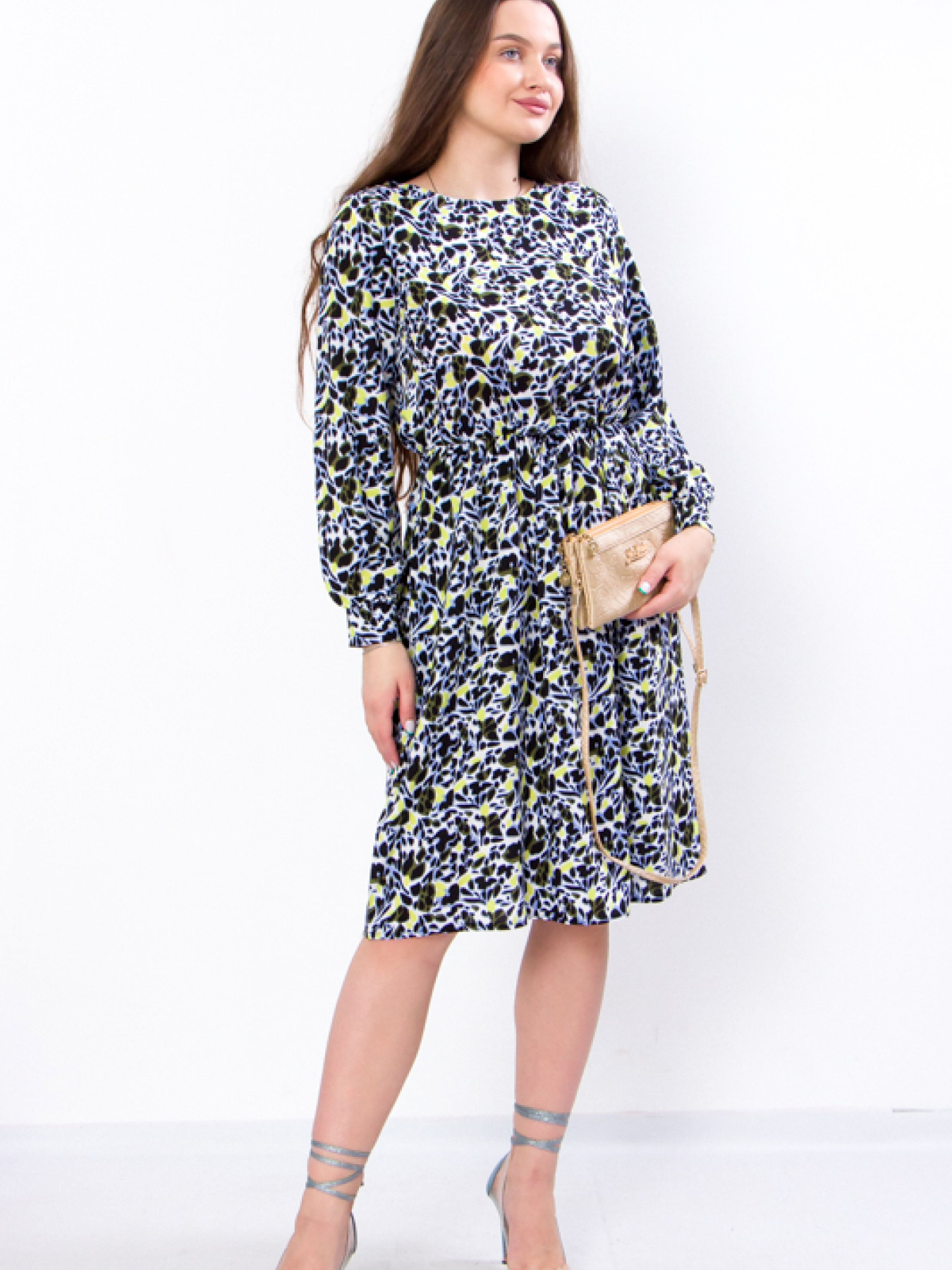 Сукня міді Носи своє модель 8217-102-leopard-z-zhovtim Фото