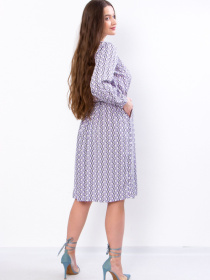 Платье миди Носи своє модель 8217-102-rombi-lavanda Фото