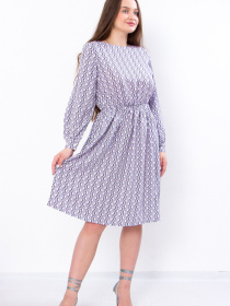 Платье миди Носи своє модель 8217-102-rombi-lavanda Фото