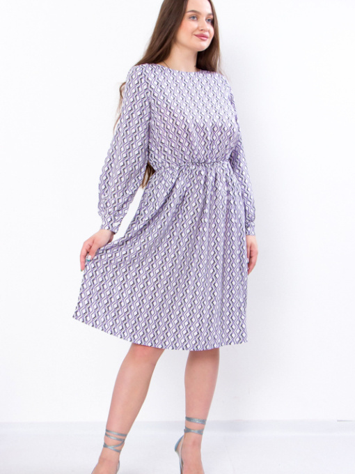 Платье миди Носи своє модель 8217-102-rombi-lavanda Фото