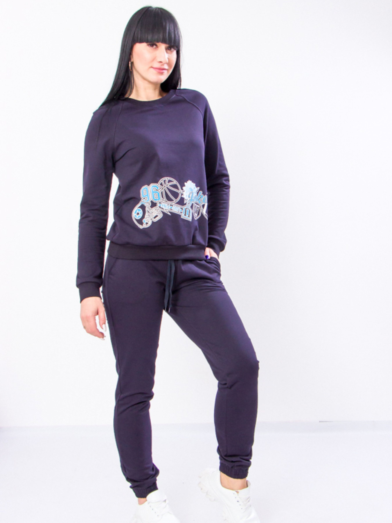 Спортивний костюм Носи своє модель 8233-057-33-chornilxno-sinj Спортивний костюм Носи своє модель 8233-057-33-chornilxno-sinj Фото