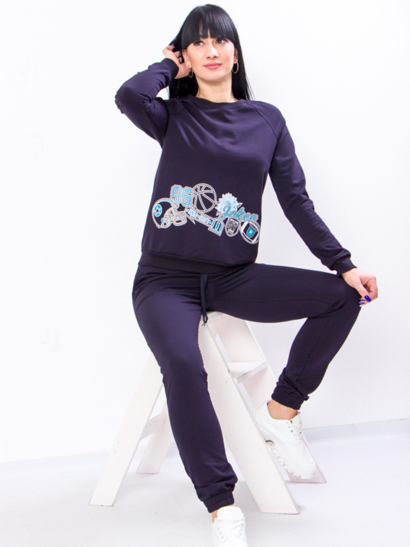 Спортивний костюм Носи своє модель 8233-057-33-chornilxno-sinj Спортивний костюм Носи своє модель 8233-057-33-chornilxno-sinj Фото