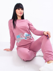 Спортивный костюм Носи своє модель 8233-057-33-temno-pudrovij Фото