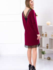 Сукня міні Носи своє модель 8261-073-bordovij Фото
