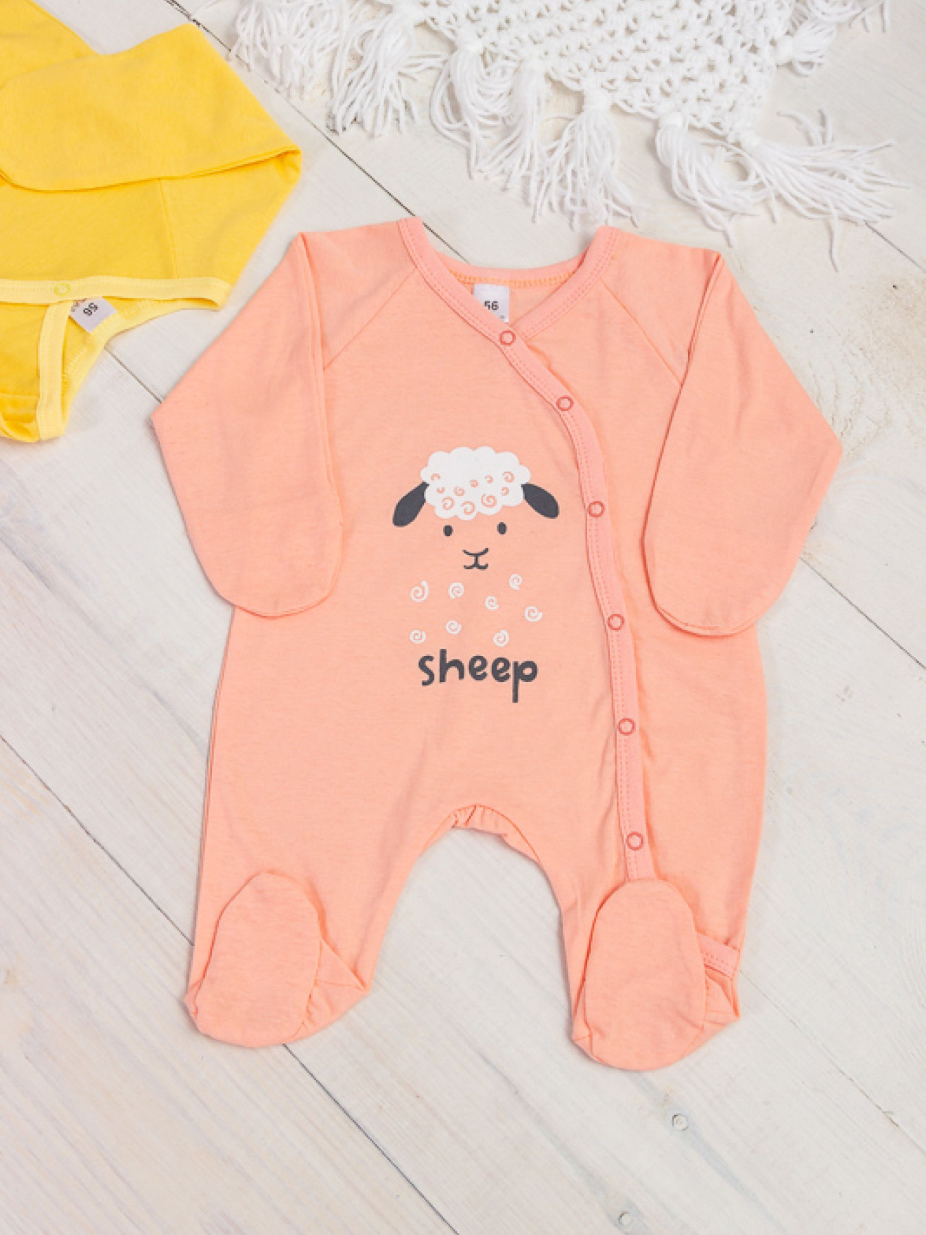 Нательный комбинезон Носи своє модель 5014-001-33-persik Фото