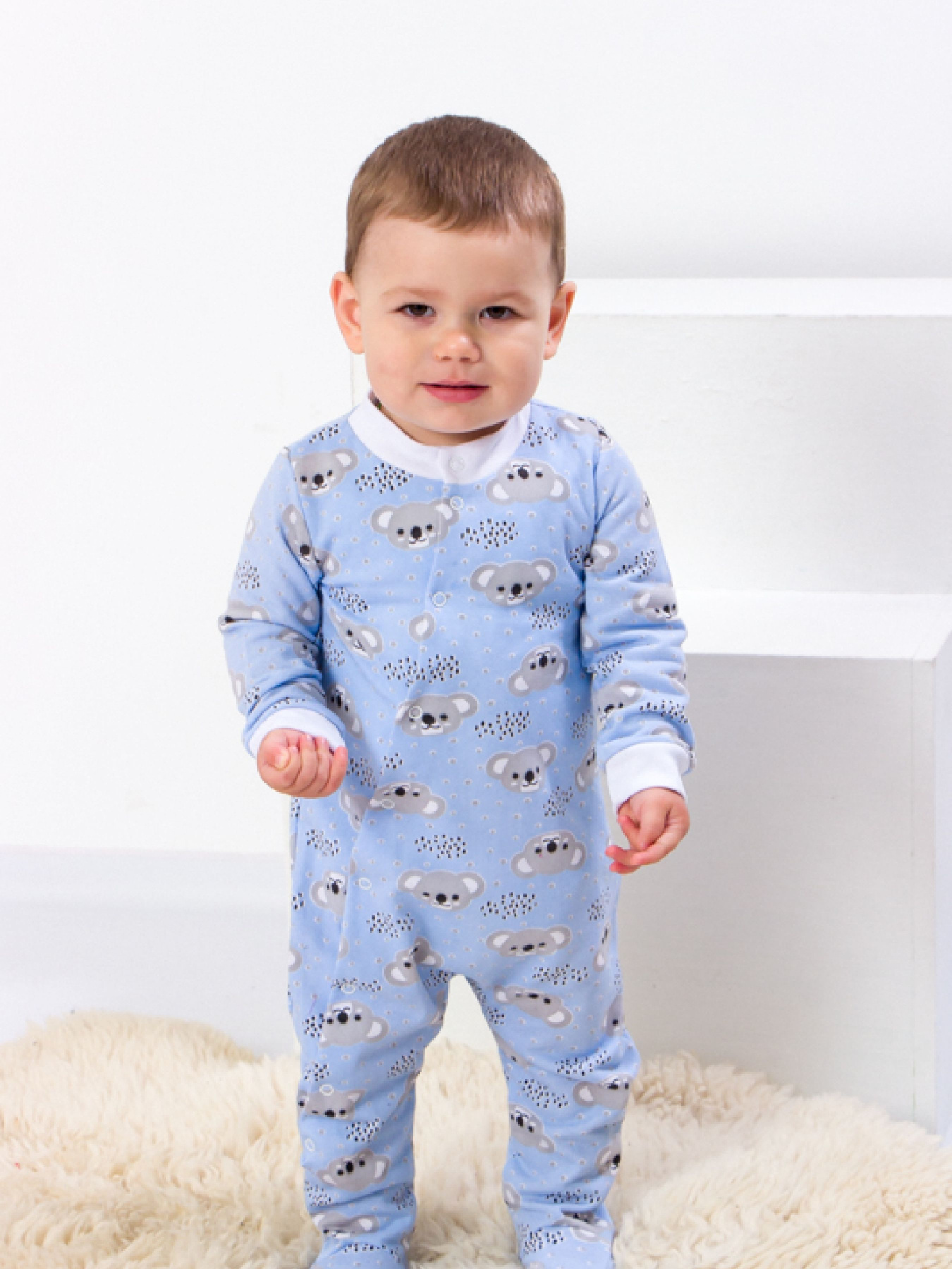 Нательный комбинезон Носи своє модель 5032-024-4-koala-blakitnij Фото