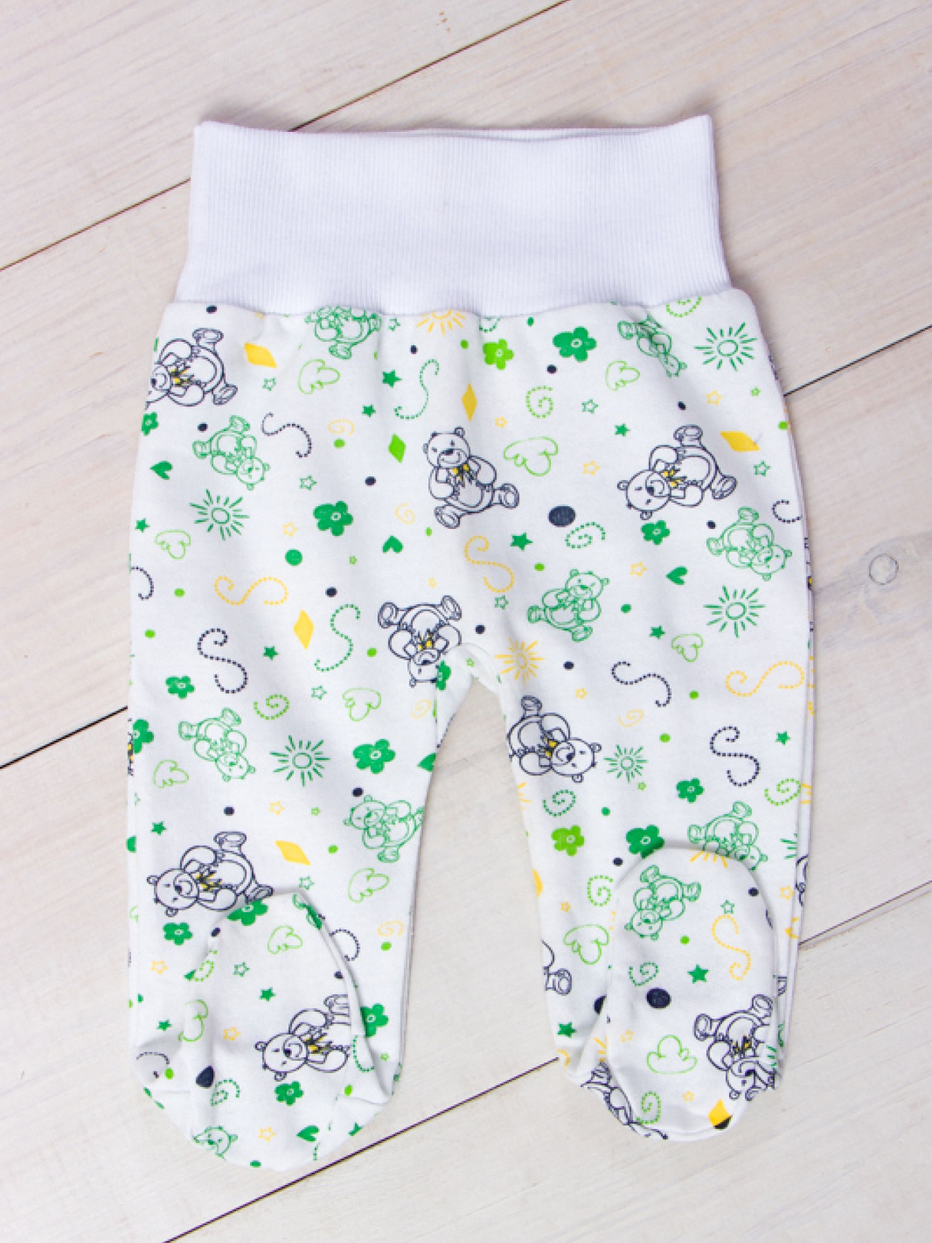 Повзунки Носи своє модель 5034-024-4-zvrqta-molochnij Фото