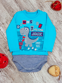 Боді для немовлят Носи своє модель 5043-015-33-blakitnij-dno Фото