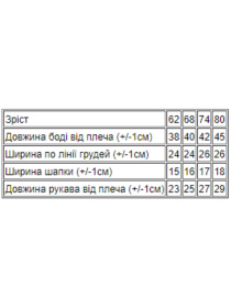 Комплект для младенцев Носи своє модель 5053-023-33-5-chervonij-korvka Фото