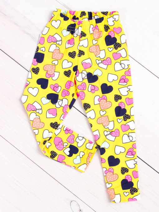 Леггинсы Носи своє модель 6000-043-serdechka-zhovtij Фото
