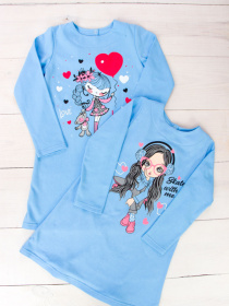 Платье мини Носи своє модель 6004-023-33-blakitnij Фото