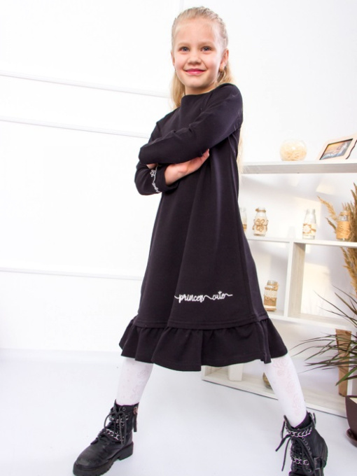 Платье миди Носи своє модель 6004-057-33-2-chornij Фото