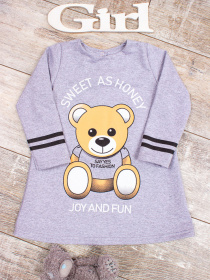 Платье мини Носи своє модель 6004-057-33-srij-vedmedik Фото