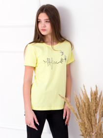 Футболка Носи своє модель 6012-036-33-limon-ptashki Фото