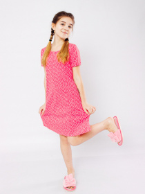 Нічна сорочка Носи своє модель 6019-002-serce-koral Фото