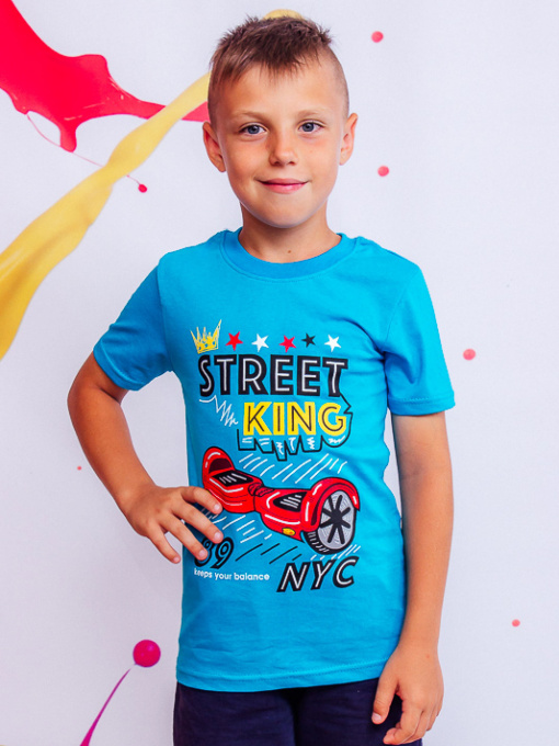 Футболка Носи своє модель 6021-001-33-1-4-blakitnij Фото