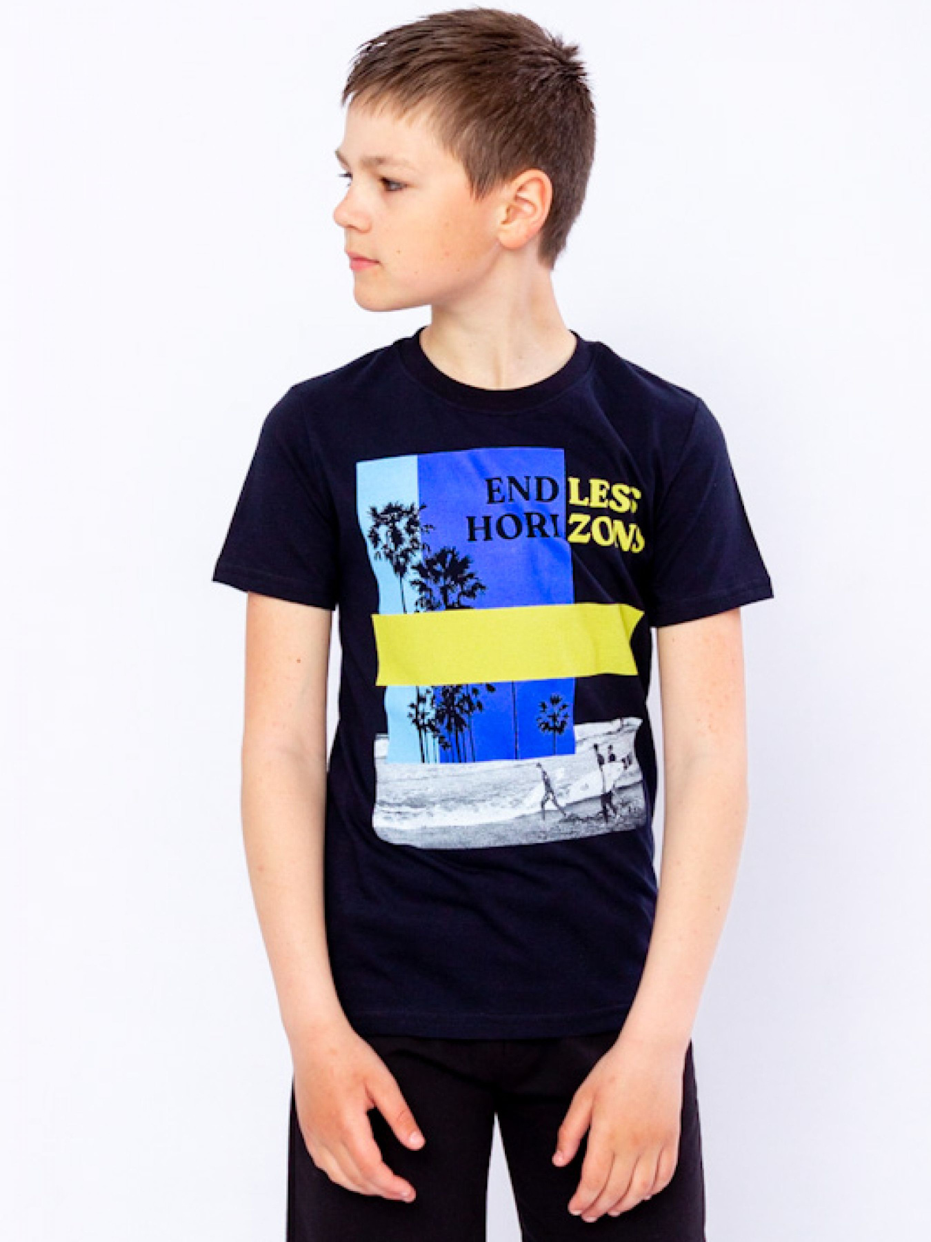 Футболка Носи своє модель 6021-4-chornilxno-sinj Фото