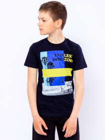 Футболка Носи своє модель 6021-4-chornilxno-sinj Фото