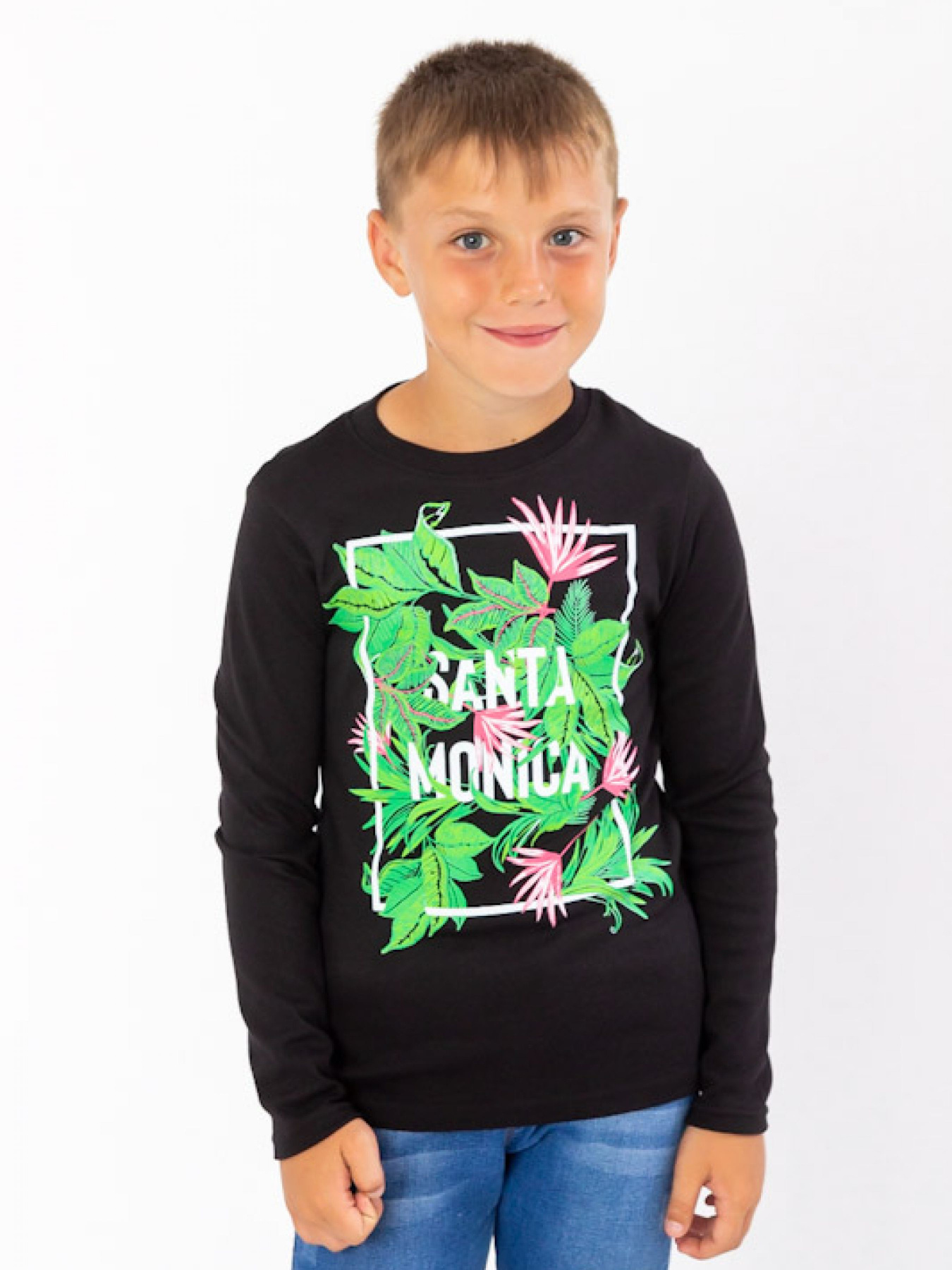 Лонгслів Носи своє модель 6025-015-33-1-chornij-santa-monica Фото