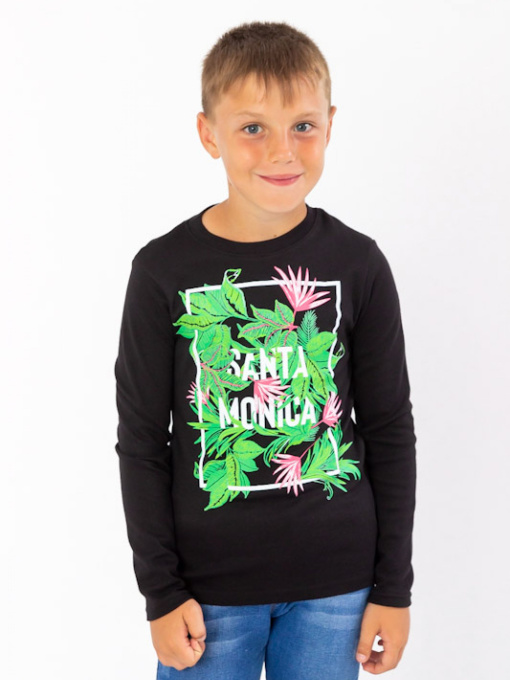 Лонгслив Носи своє модель 6025-015-33-1-chornij-santa-monica Фото