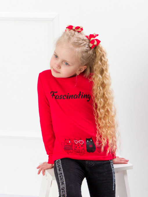 Лонгслив Носи своє модель 6025-015-33-2-chervonij-kotik Фото